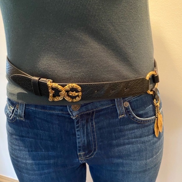 D&G Baroque Logo Belt